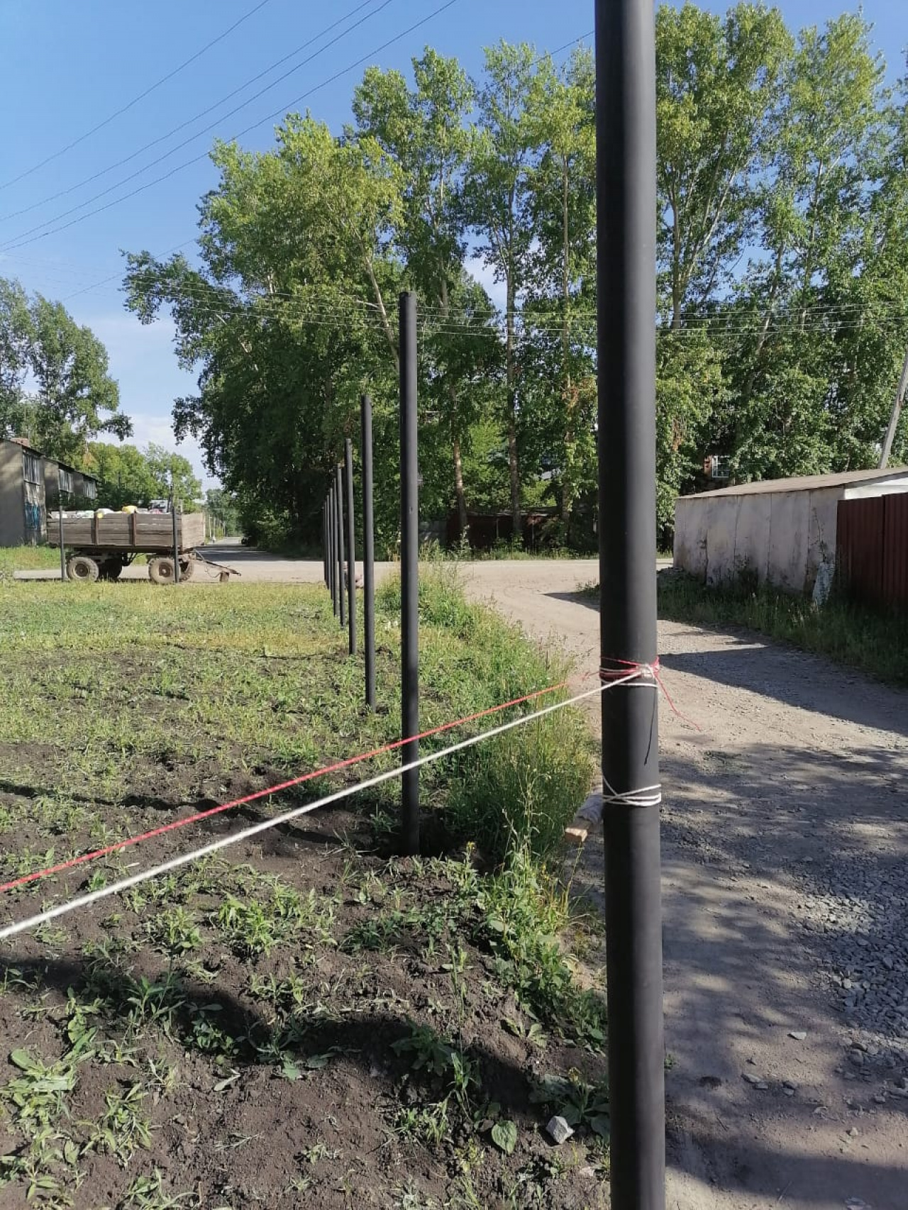 Винтовые сваи для забора 12