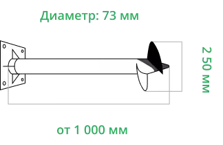 Сваи 73 мм НКТ